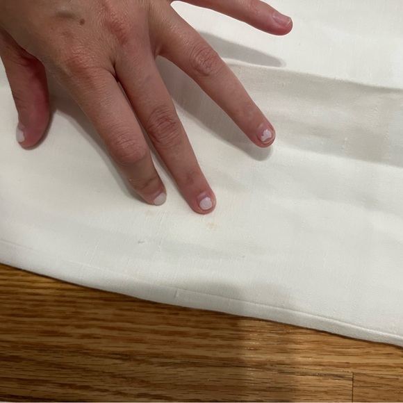 NWT SEZANE Marty Trousers Pants in Ecru/ Ivory Sz FR36 US4 - Picture 5 of 12